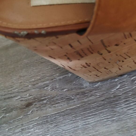 Steve Madden Ropper summer night out kork  platform wedges  Sz 10 - Picture 6 of 6
